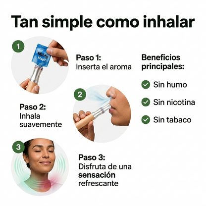 Inhalador Natural para Controlar el Impulso de Fumar